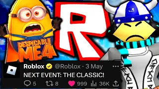 MORE LEAKS! THE CLASSIC, SHREK, MINIONS, NETFLIX! UPCOMING OFFICIAL ROBLOX EVENTS! (ROBLOX NEWS)