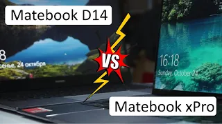 Huawei Matebook D14 VS Matebook xPro. Обзор и Сравнение моделей. Народный бюджетный и бизнес ноутбук