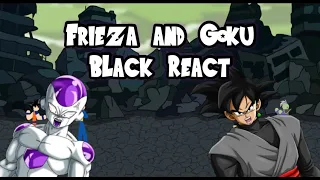 Frieza and Goku Black React: Goku and Vegeta VS Goku Black and Zamasu Stick Fight!!