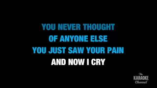 Karaoke Video: "Because of You" in the Style of "Kelly Clarkson" with lyrics (no lead vocal)