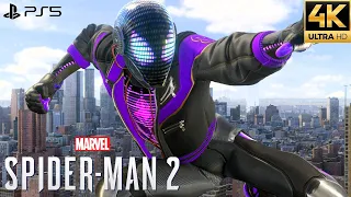 Marvel's Spider-Man 2 PS5 - Miles Morales 2020 Suit Free Roam Gameplay (4K 60FPS)