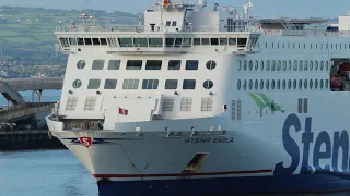 Shipspotting - RoRo Ships docking front Bow opened @Belfast Ireland | STENA Lines