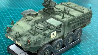 U.S. ARMY M1126 STRYKER - 1/35 AFV Club scale miniature plamodel US military 1:35 scale