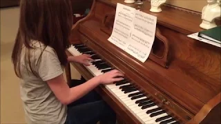 Ava playing "Victor's Piano Solo Corpse Bride"