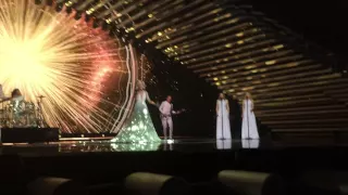 Polina Gagarina - A Million Voices (ESC 2015 RUSSIA) Live from the audience 1st semifinal