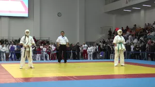KWU-2014. Final - Suchkova Elena vs. Kulakova Anna (Girls 13-14 years +60 kg)