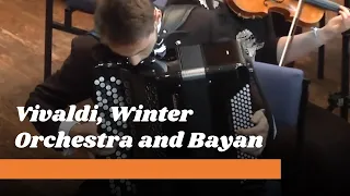 Vivaldi A., Winter, 1 part (Вивальди А., Времена года, Зима, 1 ч.) - Children's Orchestra and bayan