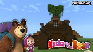 Masha And The Bear🐻 Cartoon House In Minecraft