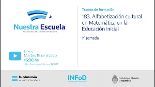 Jornada 1 - 183. Alfabetización cultural en Matemática en la Educación Inicial