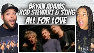 WHAT A PAIRING!| FIRST TIME HEARING Bryan Adams, Rod Stewart, & Sting   - All for Love REACTION