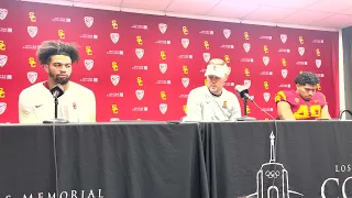 USC vs. Colorado postgame presser with Lincoln Riley, QB Caleb Williams and DE Tuli Tuipulotu