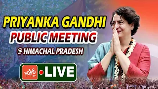 Priyanka Gandhi LIVE | Priyanka Gandhi Election Campaign Meeting LIVE | Himachal Pradesh | YOYOTV