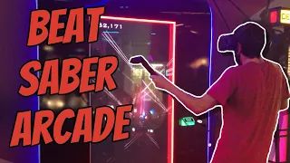 Getting the Highscore in The Beat Saber Arcade Game