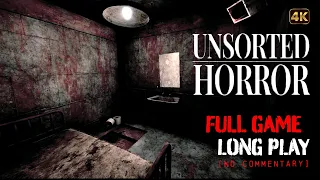 Unsorted Horror (5 short horror games) - Full Game Longplay Walkthrough | 4K | No Commentary
