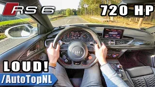 720HP Audi RS6 Avant C7 Elmerhaus INSANELY LOUD! POV Test Drive by AutoTopNL