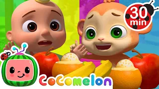 Rainbow Color Yes Yes Fruits Song with Animals | CoComelon Nursery Rhymes & Kids Songs