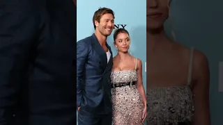 Sydney Sweeney and Glen Powell at the Anyone But You premiere | #shorts #yahooaustralia