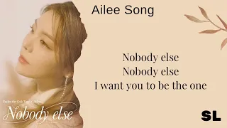 Ailee - Nobody Else (Under The Oak Tree) Easy Lyrics