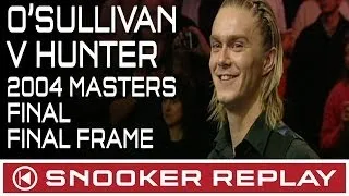 2004 Masters Final - Ronnie O'Sullivan v Paul Hunter