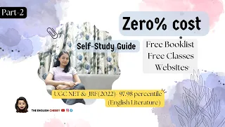 Self-Study Preparation Strategies to crack UGC NET in English Literature by Sayali.S, JRF 2022