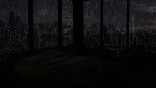 Rainy Night: Natural Sound | Heavy Rainfall Ambience, Deep Relaxation