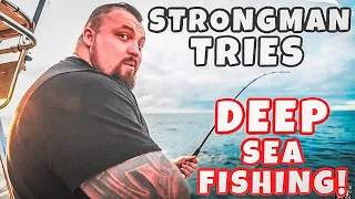 Strongman Tries Deep Sea Fishing | Australia Vlog