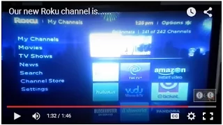 Our new Roku channel is......