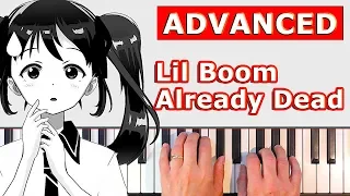 Lil Boom - Already Dead - Piano Tutorial - Sheet Music