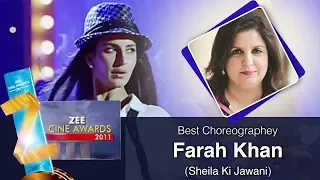 Farah Khan | Best Choreography | Zee Cine Awards 2011