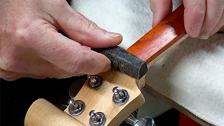 Making An Electric Violin Part 12 Making The Nut