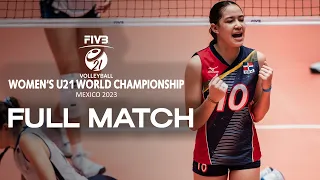 ITA🇮🇹 vs. DOM🇩🇴 -  Full Match | Women's U21 World Championship | Aguascalientes