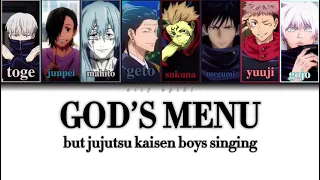 Jujutsu Kaisen Boys singing God’s Menu