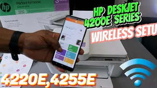 HP DeskJet 4200e WIFI Setup!!