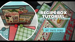 Decorate a Recipe Box with G45 Papers
