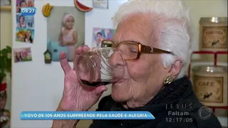 Vovó de 106 anos revela o segredo de sua longevidade