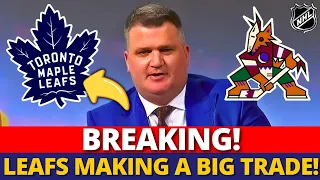 URGENT NEWS! MILLIONAIRE TRADE BETWEEN LEAFS AND COYOTES! NO ONE SAW THAT COMING! MAPLE LEAFS NEWS