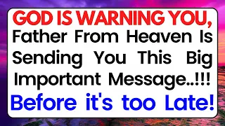 🛑God Says; Be Careful! Father Is Warning You From HEAVEN.. 🙏God's Message Today #god #jesusmessage