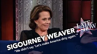 Sigourney Weaver: We Didn't Vote For Dirty Air And Dirty Water