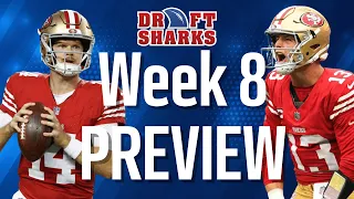 A Week of QB ISSUES | Week 8 Fantasy Football Preview | Kyler Murray & More