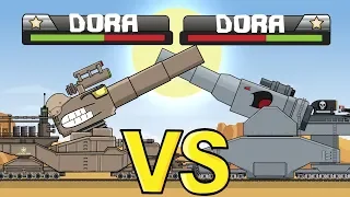 "Railway Monsters Duel" -  Cartoons about tanks