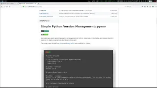 Install and manage multiple versions of Python using Pyenv