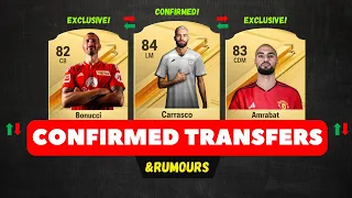 FIFA 24 | NEW CONFIRMED TRANSFERS & RUMOURS! 🤪🔥 ft BONUCCI, CARRASCO, AMRABAT & MORE!