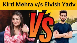 Elvish Yadav v/s Kirti Mehra Compare Video 2023 | Shocking Result | कौन हैं ज्यादा फैमस देखते हैं