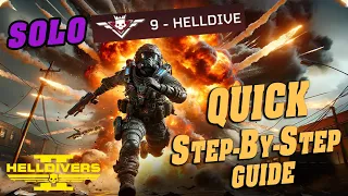 You Got This! | quick guide | how to beat hell dive difficulty | Helldivers 2