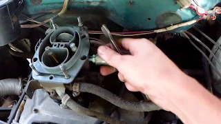 unstable idle speed. life hack for owners of carburetor cars