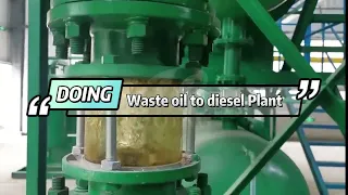 Small to Big scale Used oil distillation Plant Solutions to Recycle Waste oil to Diesel