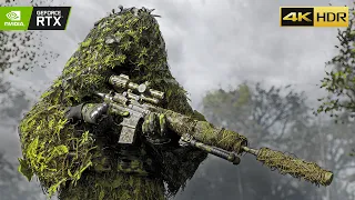 Ghost Recon Breakpoint | Stealth Ghillie Sniper Gameplay [4K HDR 60FPS]