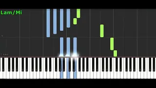Caruso (Base strumenti) Piano Midi Tutorial Accordi Synthesia