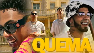 Ryan Castro, Peso Pluma, Anuel AA, Myke Towers - QUEMA 🔥 (IA Remix Oficial)