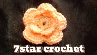 How to Crochet a simple Flower🌺 | Easy Tutorial |